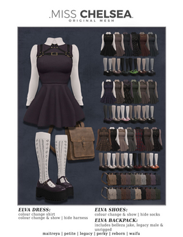 Second Life Marketplace - .miss chelsea. Elva Shoes Nude
